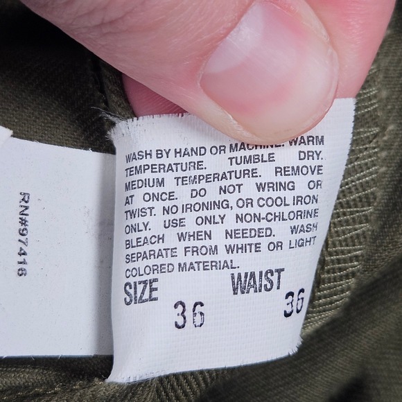 Vintage Boy Scouts of America Pants Mens 36 (Actual 32x32) Green Cargo Belted - Picture 4 of 10